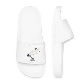 ibis bin Vogel - Frauen Badelatschen - Weiß - Vorne