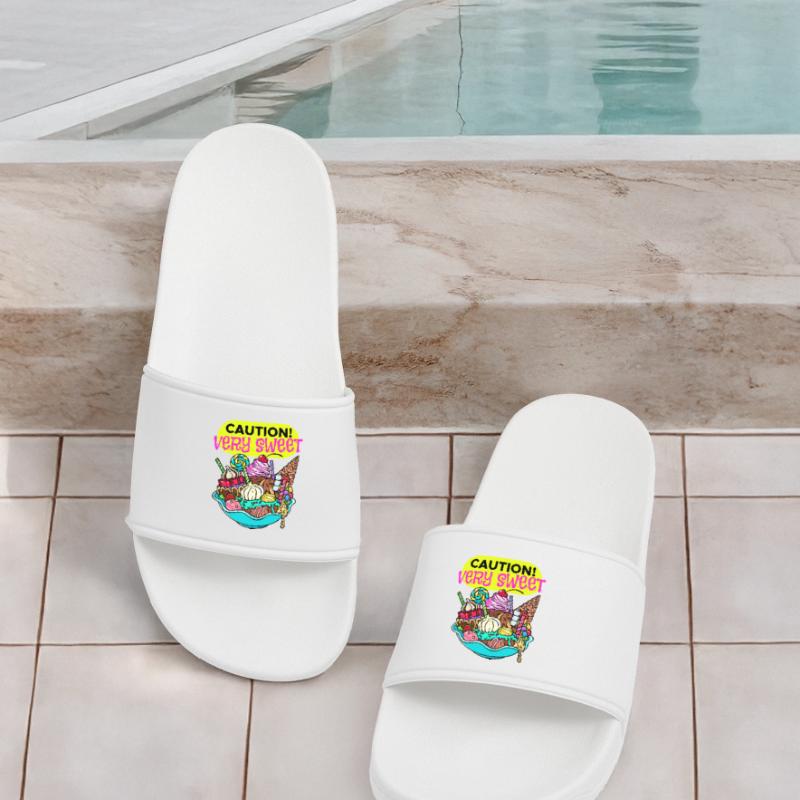 Cupcake Dessert Statement Snacking Sweets Women’s Pool Sliders