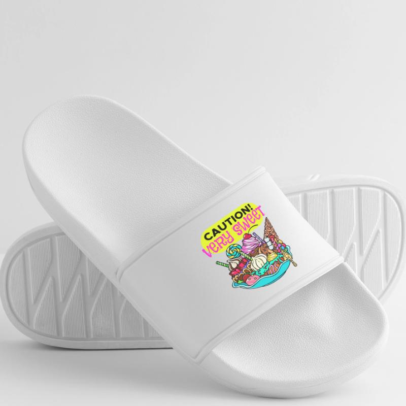 Cupcake Dessert Statement Snacking Sweets Women’s Pool Sliders