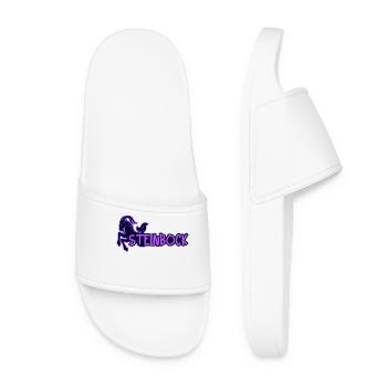 Zodiac Horoscope Capricorn Saying Galaxy - Women’s Pool Sliders - white - Front