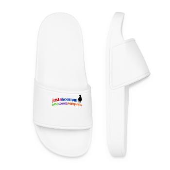 Penguin Cool Statement Animal South Pole Bird - Women’s Pool Sliders - white - Front