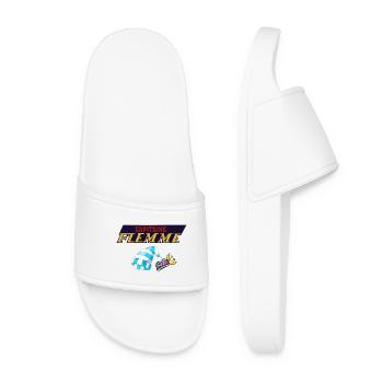 Lazy captain - Women’s Pool Sliders - white - Front