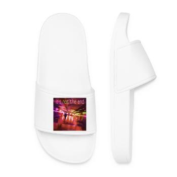 Neon trail It's not the end - Women’s Pool Sliders - white - Front
