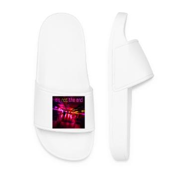 Neon Trail of the Night - Women’s Pool Sliders - white - Front