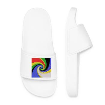 Vortex pop art100 - Claquettes Femme - blanc - Devant