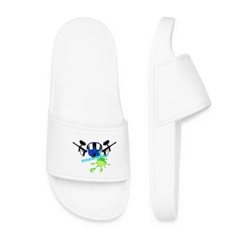 Paintball - Claquettes Femme - blanc - Devant