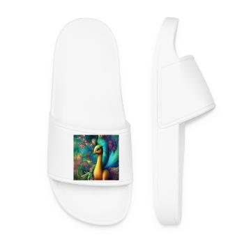 Look at my wonderful fantasy animal - Women’s Pool Sliders - white - Front