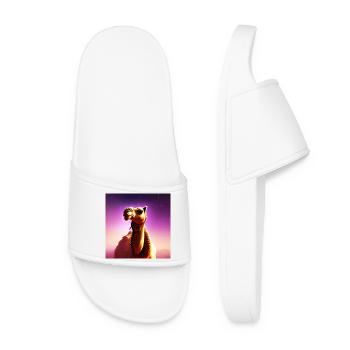 Dromedary Camel - Galaxy Space - Claquettes Femme - blanc - Devant