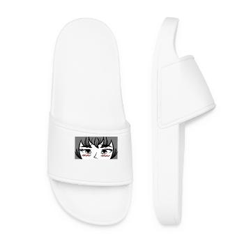 Japanese Comic Cosplay Cartoon Manga Anemi - Women’s Pool Sliders - white - Front