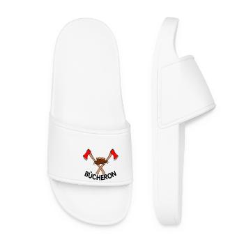 Bûcheron - Claquettes Femme - blanc - Devant