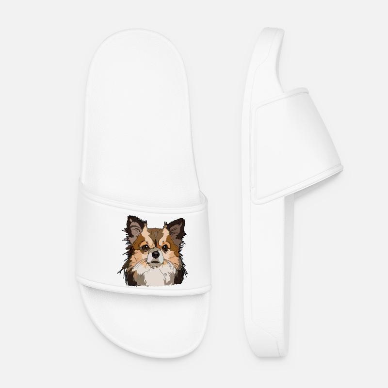 Chihuahua - Women’s Pool Sliders - white