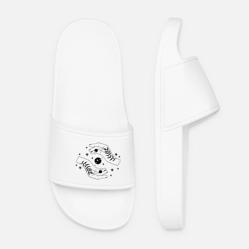 Magic Hands - Women’s Pool Sliders - white