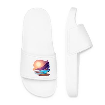 Sunrise Sea Island Holiday - Women’s Pool Sliders - white - Front