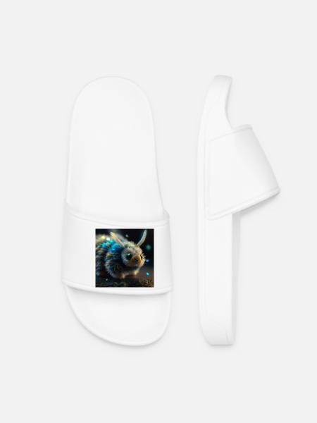Photo macro creature 04 - Women’s Pool Sliders - white