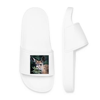 Cannabiche 07 without typo - Women’s Pool Sliders - white - Front