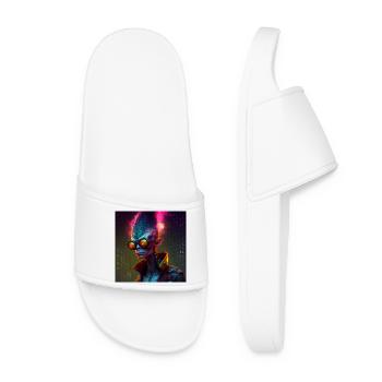 Funky alien 01 - Claquettes Femme - blanc - Devant
