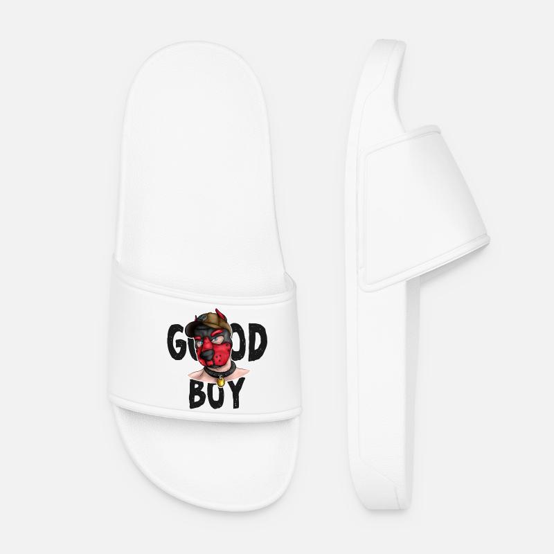 GoodBoyRed - Frauen Badelatschen - Weiß