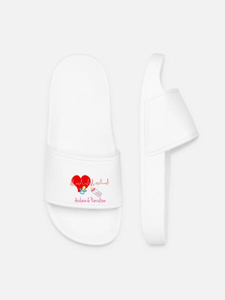 Auxiliaire de puériculture - Claquettes Femme - blanc