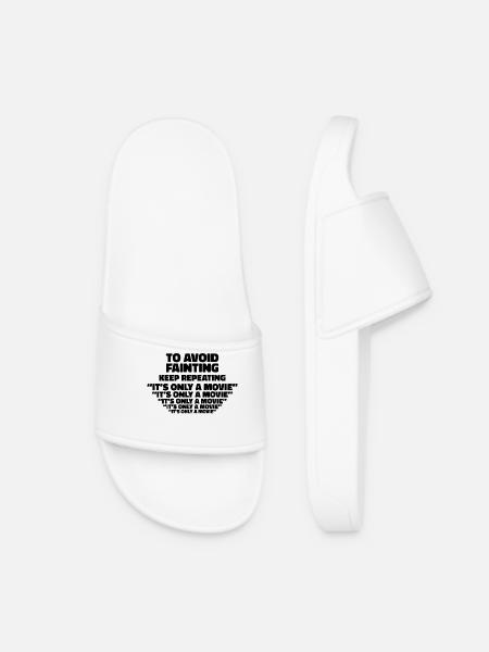Dvd Evening Series Movies Statement Actor - Women’s Pool Sliders - white