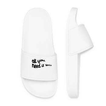 Earth Nature Conservation Statement Environmental Protection Environment - Women’s Pool Sliders - white - Front