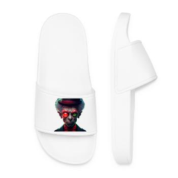 funky alien 04 - Claquettes Femme - blanc - Devant