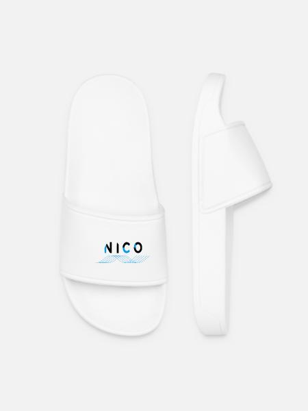Nico - Frauen Badelatschen - Weiß