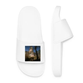 Mystical castle ruins Waldeck (Northern Black Forest) - Women’s Pool Sliders - white - Front