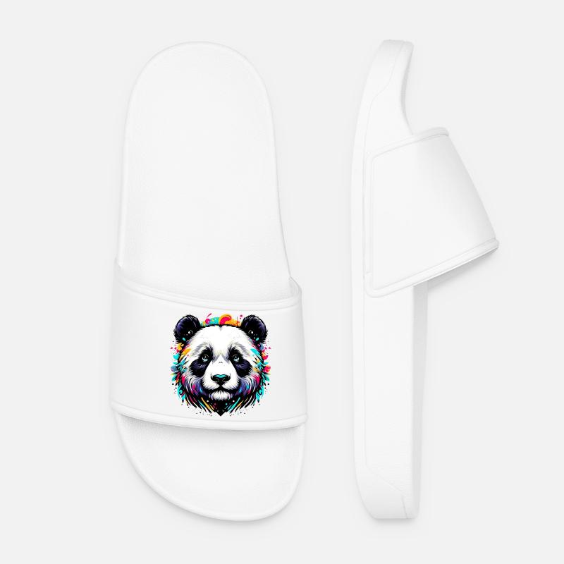 Panda - Frauen Badelatschen - Weiß