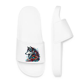 Loup - Claquettes Femme - blanc - Devant