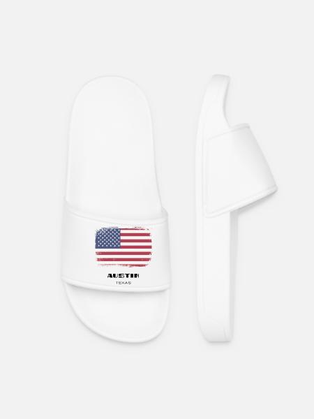 Austin, Texas, États-Unis - Claquettes Femme - blanc