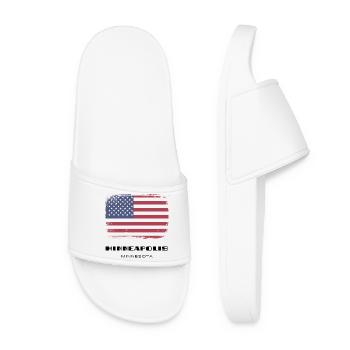 Minneapolis, Minnesota, USA - Women’s Pool Sliders - white - Front