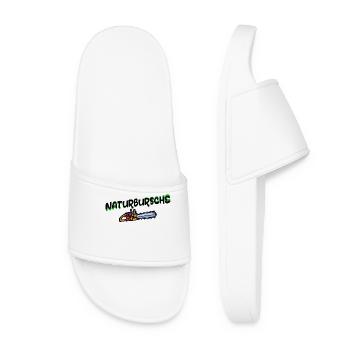 Massif Cour bois scie déclaration bûcheron foresterie - Claquettes Femme - blanc - Devant