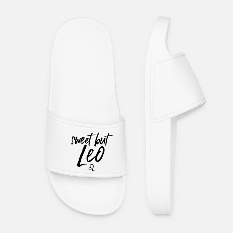 Astro Sweet but Leo - Women’s Pool Sliders - white