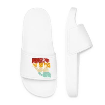 Sunset Forest Trek Retro - Women’s Pool Sliders - white - Front