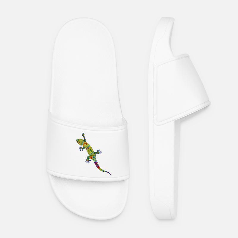 Gecko - Frauen Badelatschen - Weiß