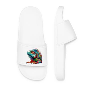 Iguana - Women’s Pool Sliders - white - Front