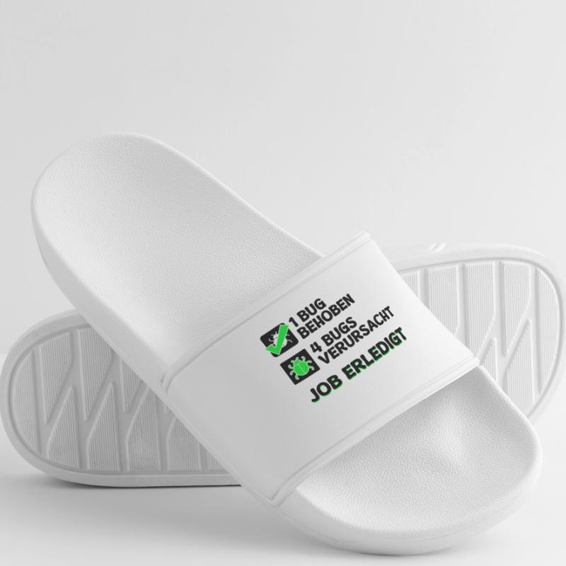 Open Source Bugfixing Bugs Developer Programmier Frauen Badelatschen