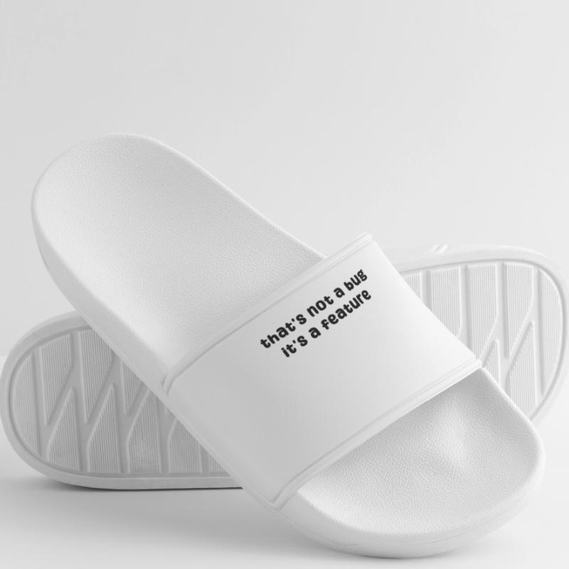 Developer Geek Bugs Code Computer Science Statement Women’s Pool Sliders