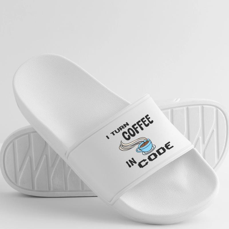 Code Programmer Scripting Statement Developer Women’s Pool Sliders