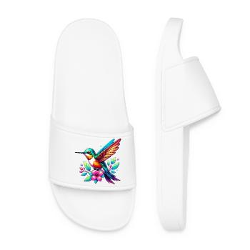 Kolibri - Frauen Badelatschen - Weiß - Vorne