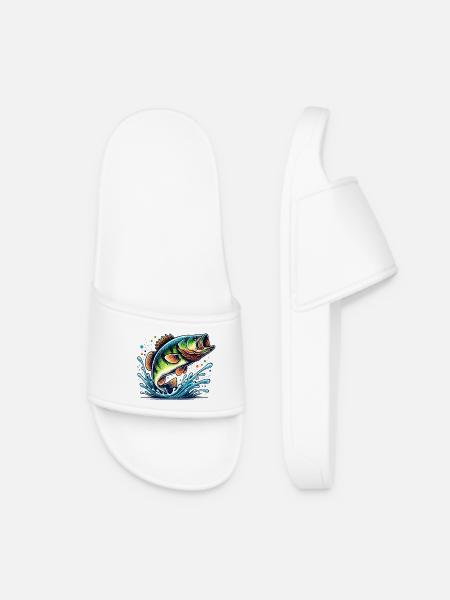 Big Bass - Women’s Pool Sliders - white