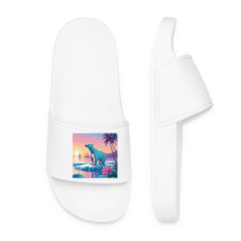 Polar bear - Women’s Pool Sliders - white - Front