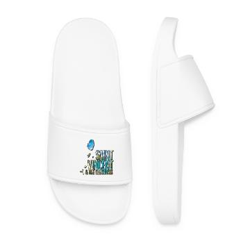 Watercolor Map Saint Vincent & the Grenadines - Women’s Pool Sliders - white - Front