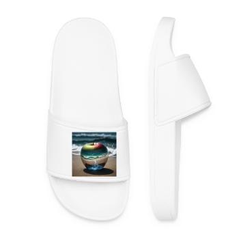 apple - Women’s Pool Sliders - white - Front