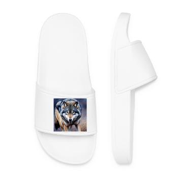 Loup - Claquettes Femme - blanc - Devant