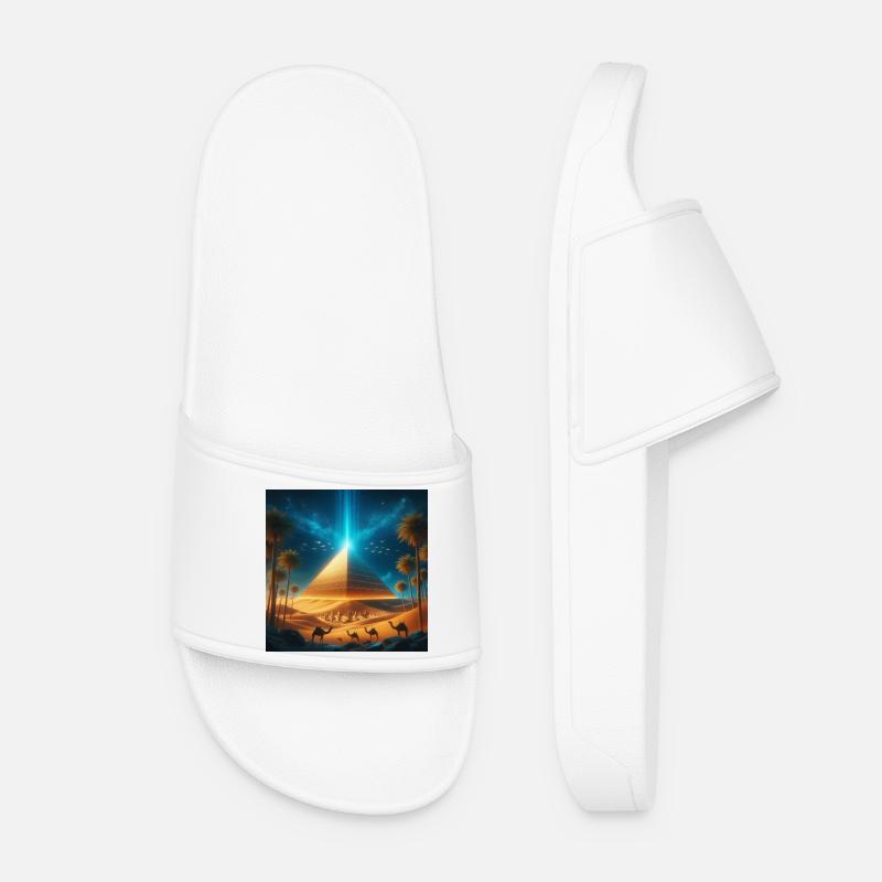 Pyramide 8 - Claquettes Femme - blanc