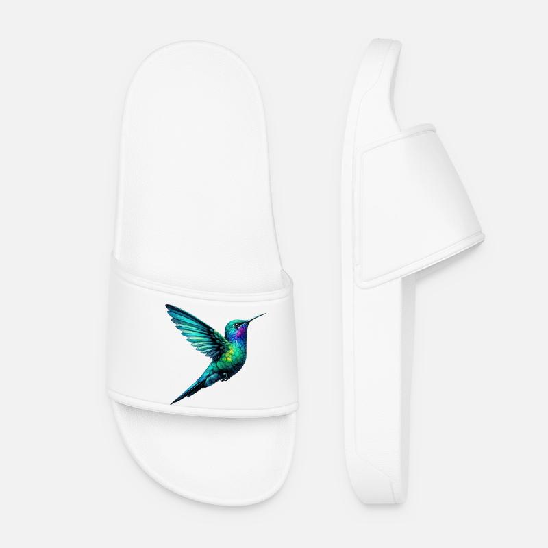 Kolibri - Frauen Badelatschen - Weiß