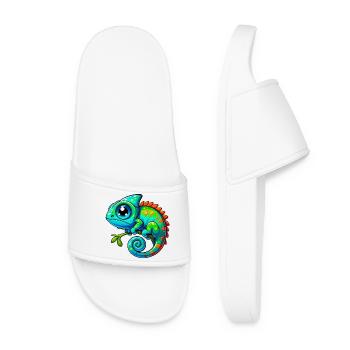 Caméléon - Claquettes Femme - blanc - Devant