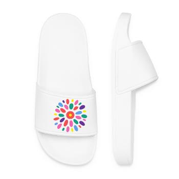 HAPPY BIRTHDAY. HAPPY BIRTHDAY. CONGRATULATIONS - Women’s Pool Sliders - white - Front