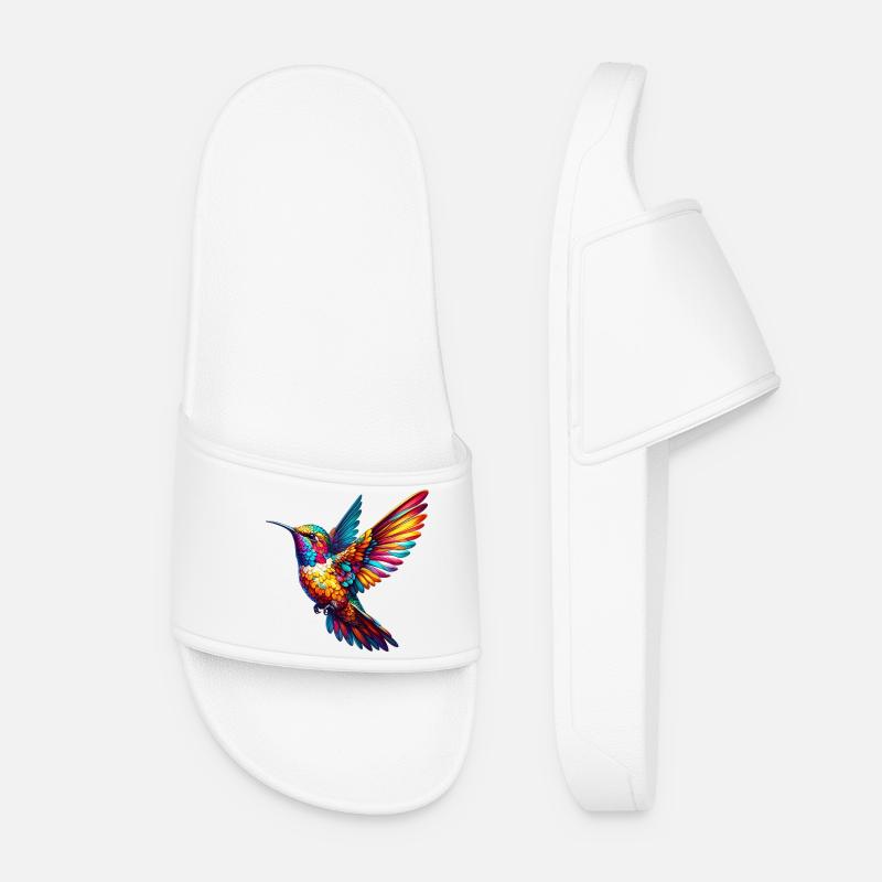 Kolibri - Frauen Badelatschen - Weiß